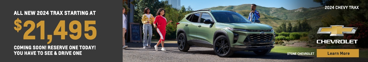 All New 2024 Trax Starting at $21,495