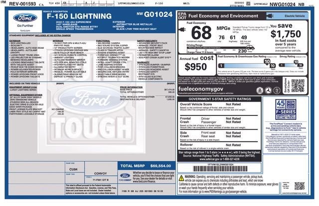 2022 Ford F-150 Lightning Pro