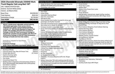 2026 Chevrolet Silverado 2500 HD WT