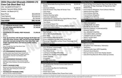 2026 Chevrolet Silverado 2500 HD LTZ