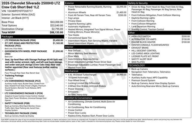 2026 Chevrolet Silverado 2500 HD LTZ