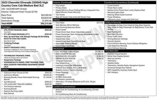 2023 Chevrolet Silverado 2500 HD High Country