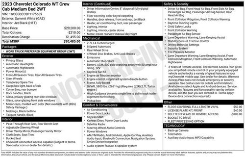 2023 Chevrolet Colorado WT