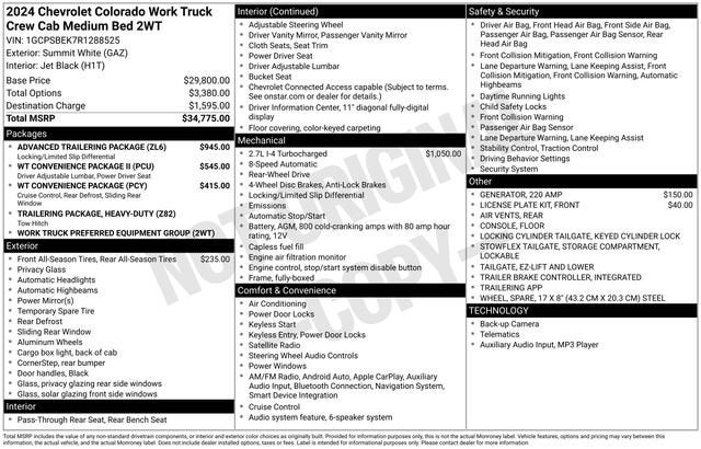 2024 Chevrolet Colorado WT