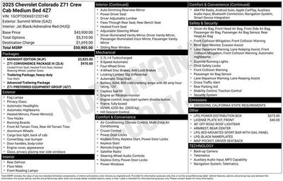 2025 Chevrolet Colorado Z71