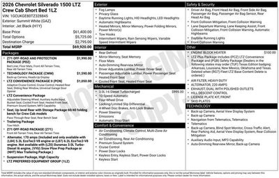 2026 Chevrolet Silverado 1500 LTZ
