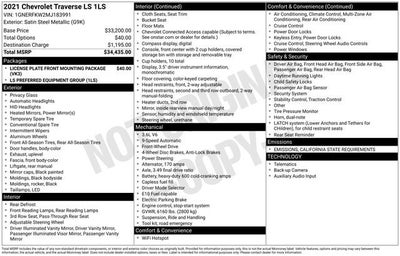 2021 Chevrolet Traverse LS