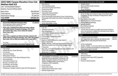 2022 GMC Canyon Elevation