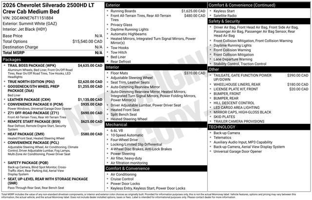 2026 Chevrolet Silverado 2500 HD LT