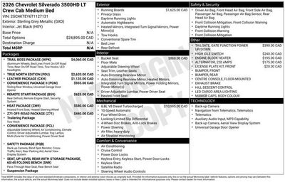 2026 Chevrolet Silverado 3500 HD LT