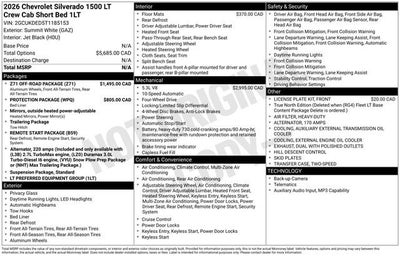 2026 Chevrolet Silverado 1500 LT