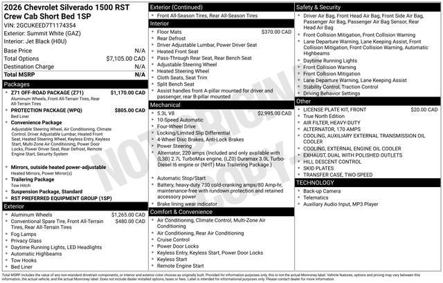 2026 Chevrolet Silverado 1500 RST