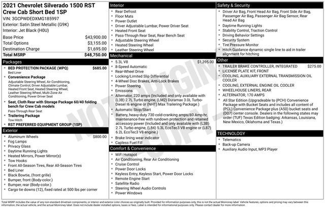 2021 Chevrolet Silverado 1500 RST