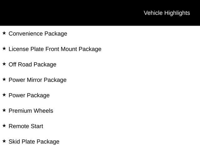 2023 Chevrolet Silverado 1500 Custom Trail Boss