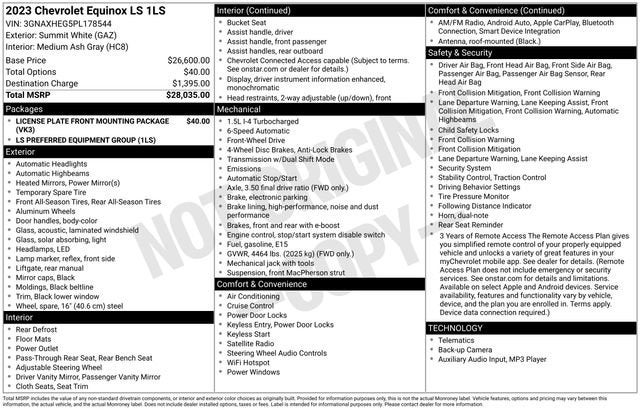 2023 Chevrolet Equinox LS