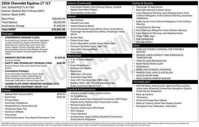 2026 Chevrolet Equinox LT