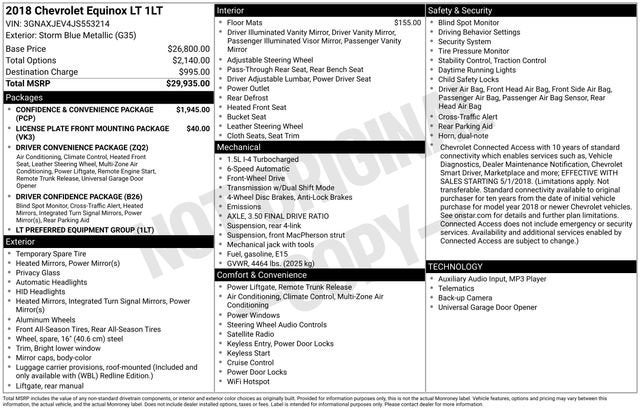 2018 Chevrolet Equinox LT