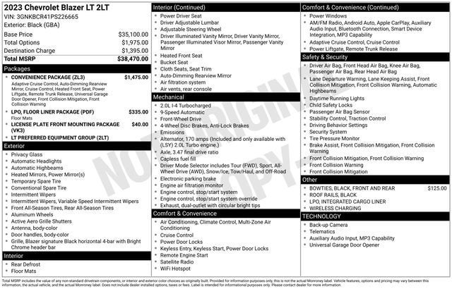 2023 Chevrolet Blazer 2LT
