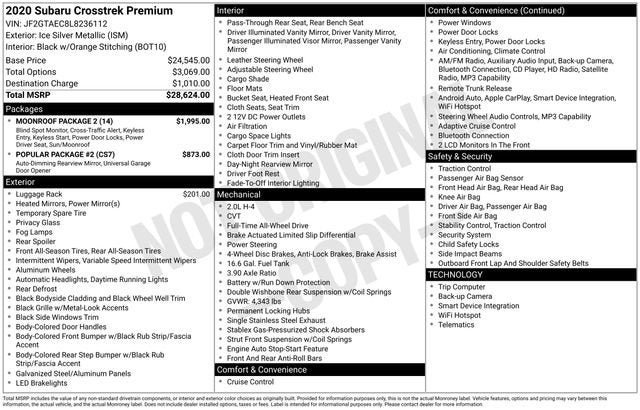 2020 Subaru Crosstrek Premium