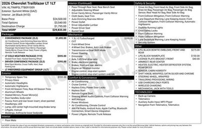 2026 Chevrolet Trailblazer LT