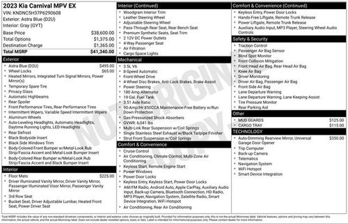 2023 Kia Carnival EX