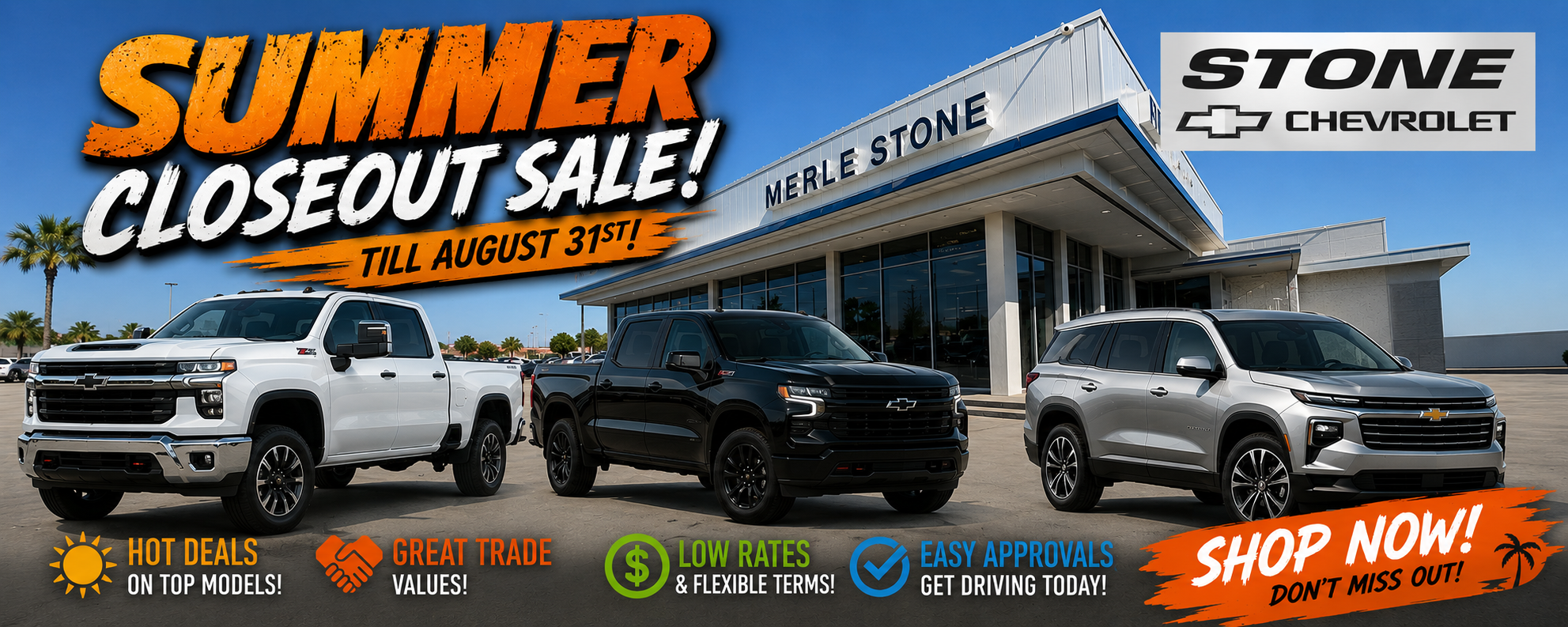 Summer Closeout Sale!