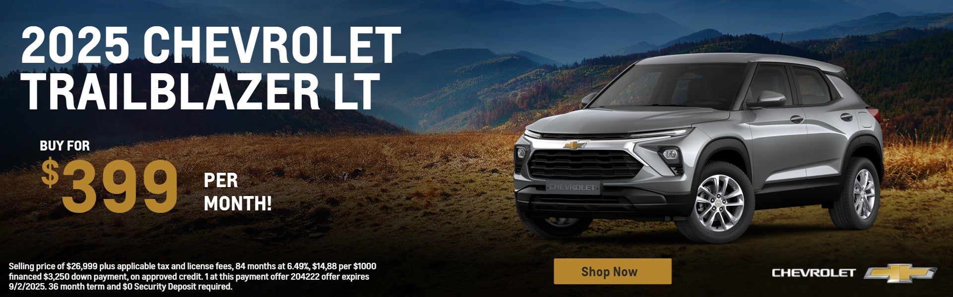 2025 Chevy Trailblazer LT Offer