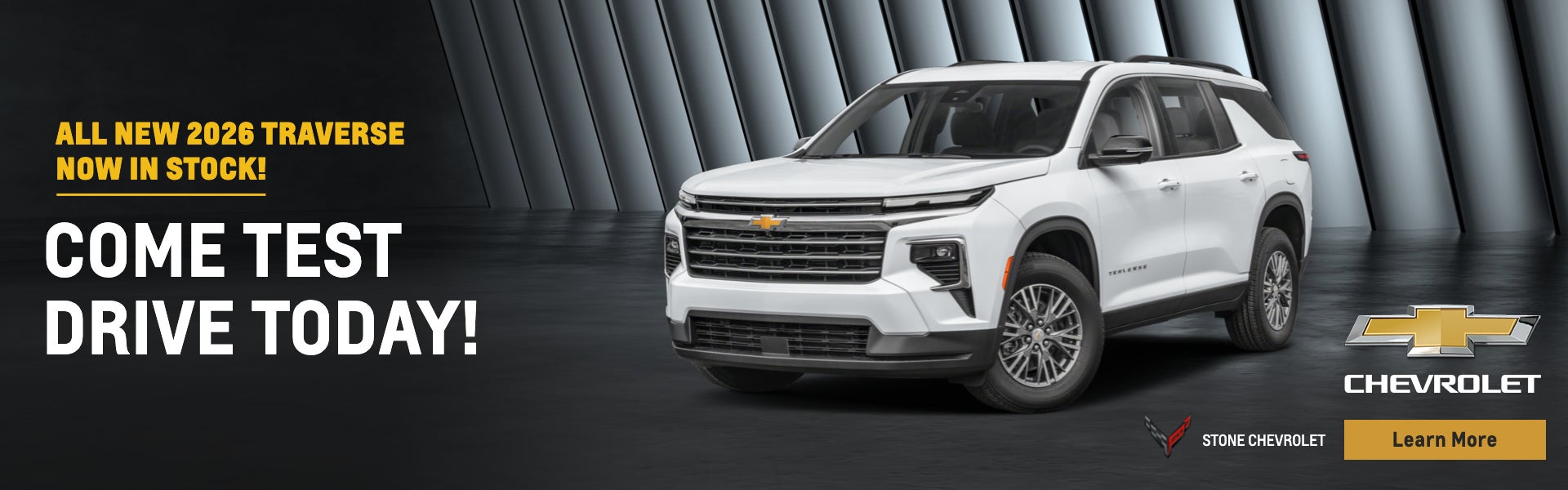 ALL NEW 2026 TRAVERSE NOW IN STOCK!